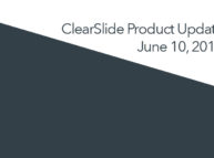 clearslide product update