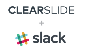 slack clearslide enterprise integration partnership