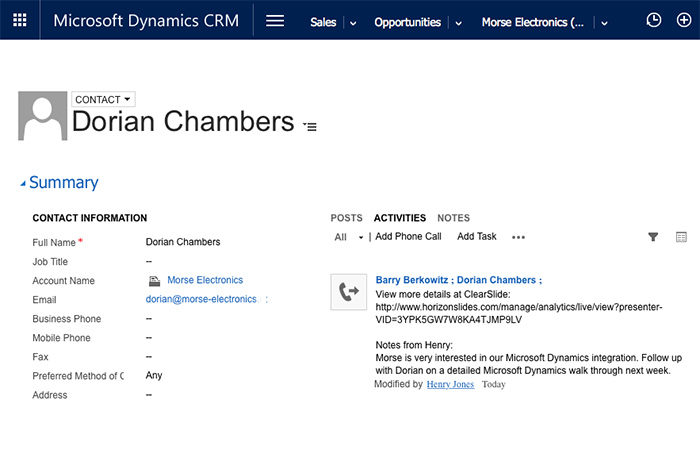 microsoft dynamics demo